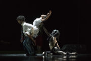 Ghost Dances (Bruce, 1981): Miguel Altunaga, Carolyn Bolton, Juan Gil. Photo © Jane Hobson.