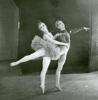 Bluebird pas de deux from 'Aurora's Wedding': Belinda Wright and John Gilpin during the Australia tour, c.1948. Photo © Jean Stewart.