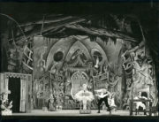 Coppélia (Ivanov/Saint-Léon, 1894/1957): Patricia Dyer as Swanilda (centre) in Act II. Photo © John Chesworth. RDC/PD/01/169/1
