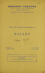 Cover of the Mercury Theatre programme for 5 December 1937. RDC/MA/04/01/0043