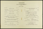 Inside pages of the programme listing the Ballet-Divertissement at the Arts Theatre Club, 9 March 1928. RDC/MA/04/01/0003