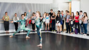 Rambert Event (Cunningham, 2014): at Rambert in 2014. Photo © Tony Nandi.
