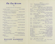 The Toy Princess: detail of the programme for 27 December 1943-22 January 1944. RDC/MA/04/01/0120