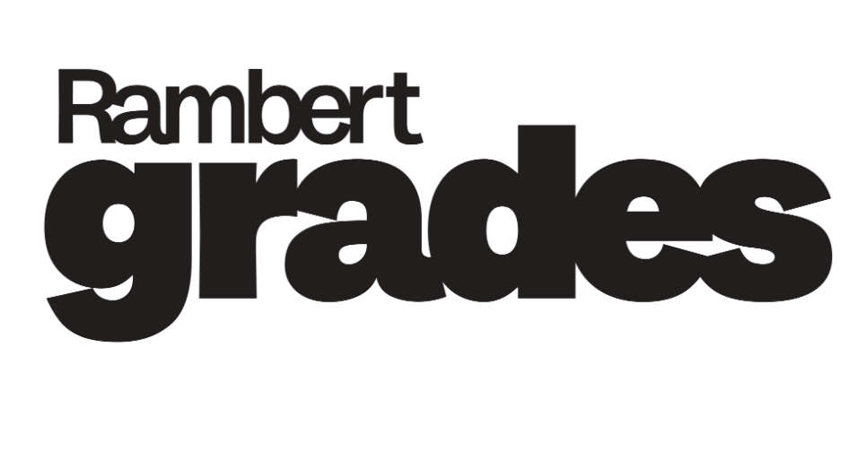 Rambert Grades" is displayed in bold, black letters on a white background.
