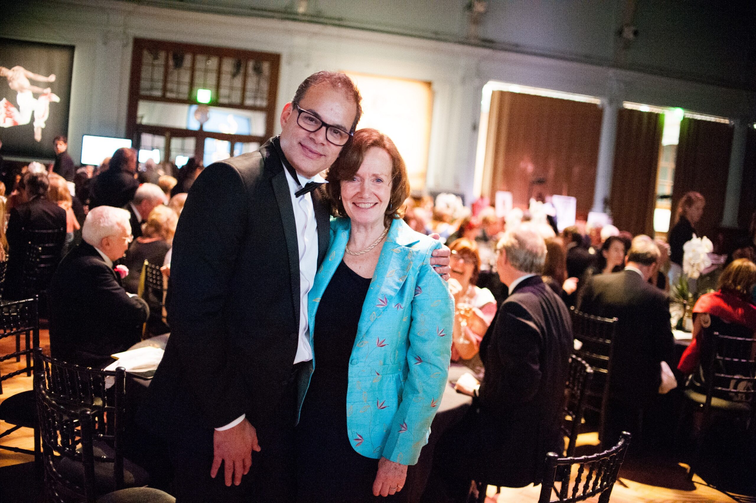 18 Rambert Gala - Artistic Director Mark Baldwin and Prue Skene. Photo by Alex Harvey.